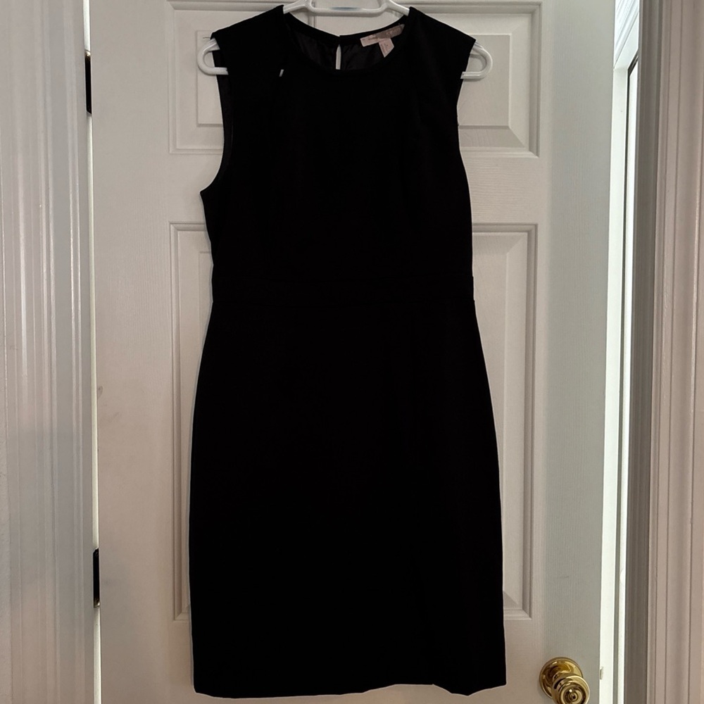 Forever 21 Contemporary Dress Womens Large Black Key Holes Sheath Sleeveless